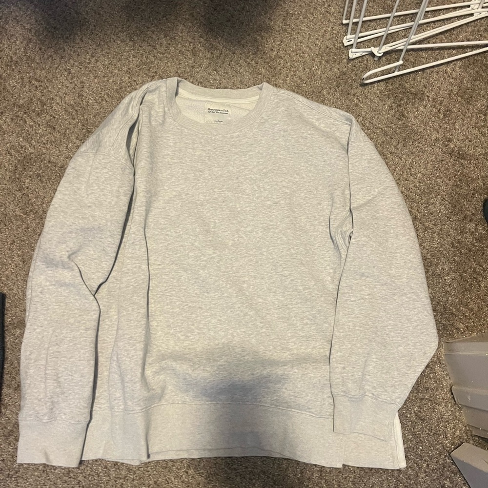 Gray Crewneck Sweatershirt